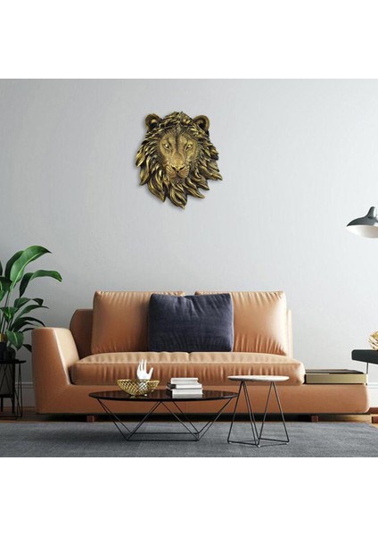 3D Sanat Duvarı Monte Edilmiş Asma Yenilik Heykel Süsü Dekor Aslan (Yurt Dışından) fiyatları