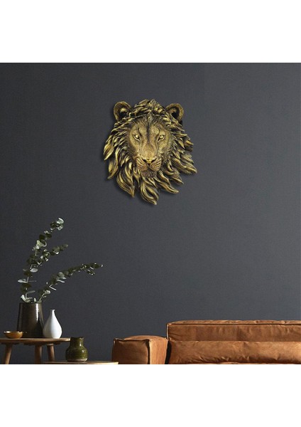 3D Sanat Duvarı Monte Edilmiş Asma Yenilik Heykel Süsü Dekor Aslan (Yurt Dışından) indirimleri