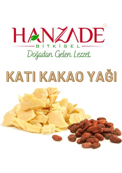 Hanzade Bitkisel Yenilebilir Saf Katı Kakao Yağı 100 gr