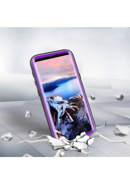 Samsung Galaxy S9 Plus Kılıf 360 Koruma Su Geçirmez Toz Geçirmez Tam Koruma Magsafe Wireless Kapak (Su)