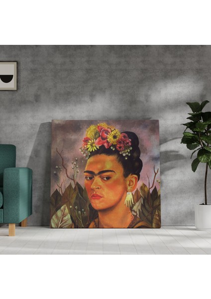 Frida Kahlo Kare Kanvas Tablo