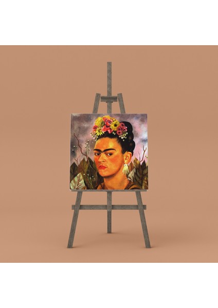 Frida Kahlo Kare Kanvas Tablo