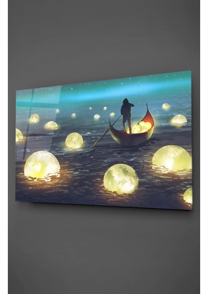 Ay Toplayıcısı Cam Tablo