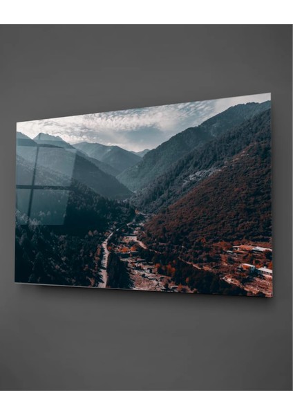 Orman Yatay Cam Tablo