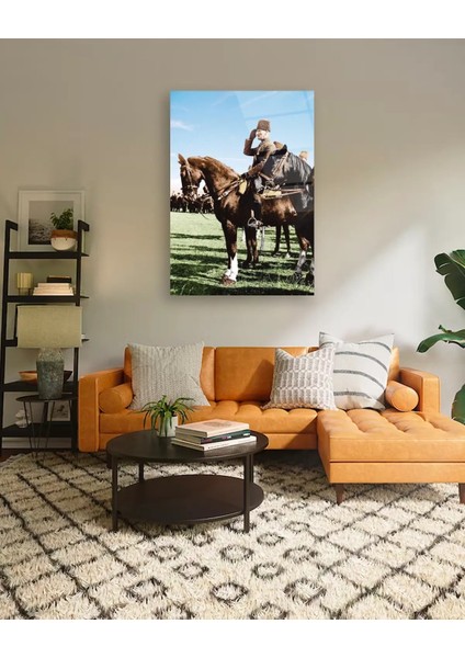 Atatürk At Üzerinde Cam Tablo fiyatları