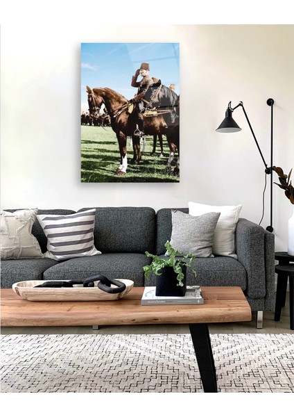 Atatürk At Üzerinde Cam Tablo fırsatları