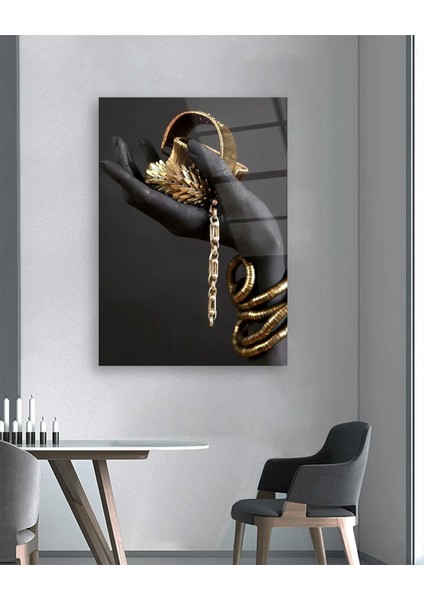 Takı Tutan El Cam Tablo modelleri