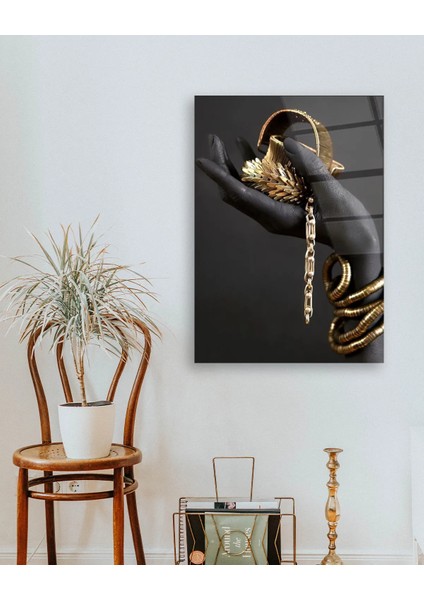 Takı Tutan El Cam Tablo fırsatları