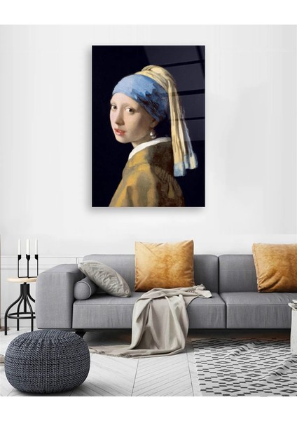 Inci Küpeli Kız Cam Tablo modelleri