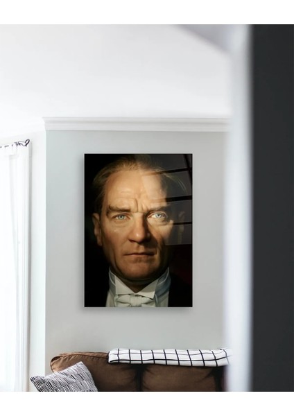 Mustafa Kemal Atatürk Portesi Cam Tablo indirimleri