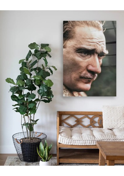 Renkli Atatürk Portresi Cam Tablo indirimleri