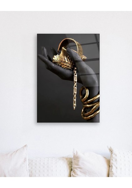 Takı Tutan El Cam Tablo indirimleri