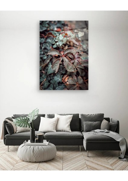 Yapraklar Dikey Cam Tablo fiyatları