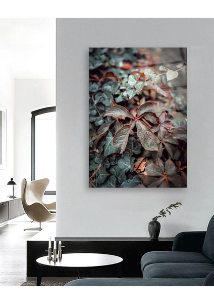 Yapraklar Dikey Cam Tablo fırsatları