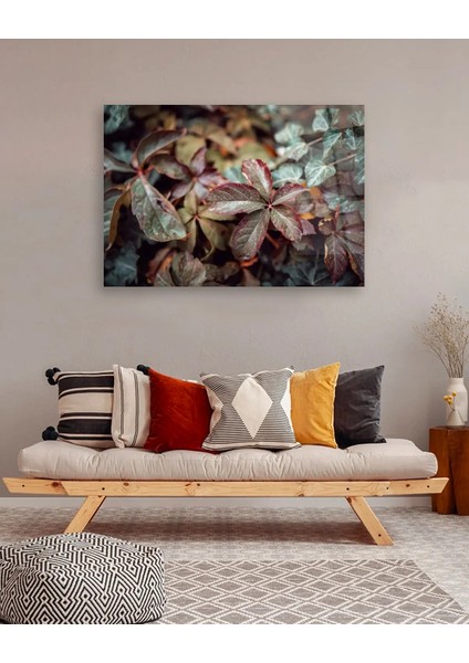 Yapraklar Yatay Cam Tablo fiyatları