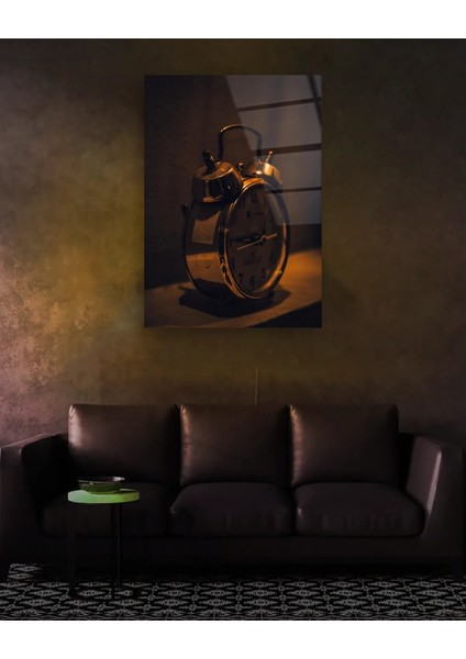 Antika Çalar Saat Dikey Cam Tablo modelleri