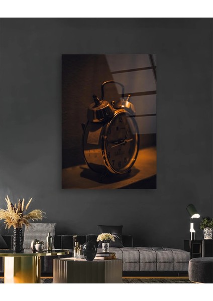 Antika Çalar Saat Dikey Cam Tablo fırsatları