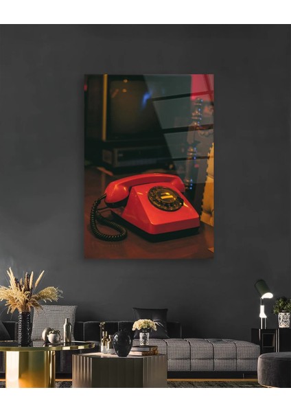 Kırmızı Ankita Telefon Dikey Cam Tabo fiyatları