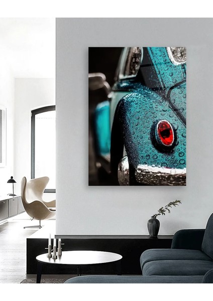 Mavi Vosvos Araba Cam Tablo fiyatları