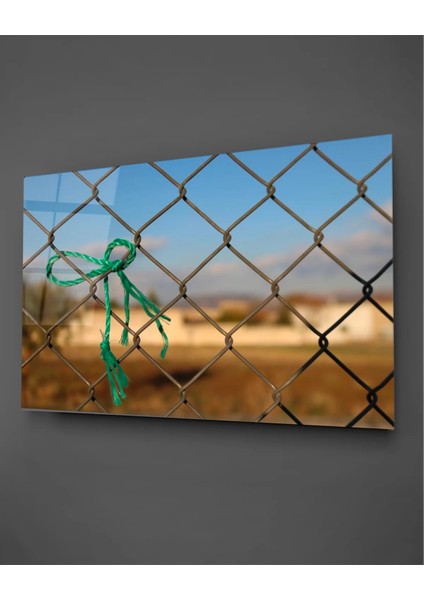 Tel Örgü Yatay Cam Tablo