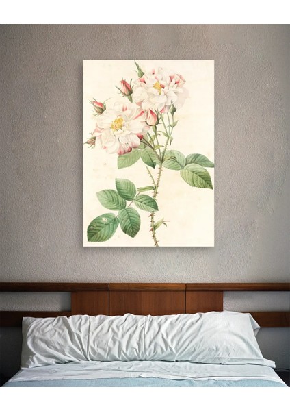 Beyaz Güller Cam Tablo indirimleri