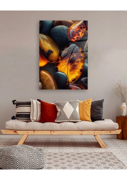 Renkli Taşlar Cam Tablo fiyatları