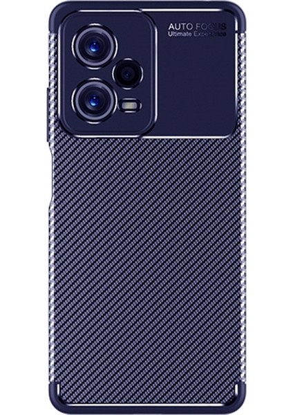 Xiaomi Poco X5 5g Kılıf Negro Karbon Desen Silikon + Ekran Koruyucu