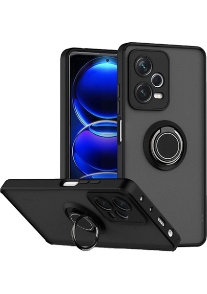 Xiaomi Poco X5 5g Kılıf Montreal Yüzüklü Standlı