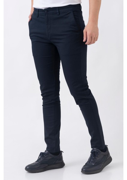 Lyon P2305 Slim Fit Pamuklu Likralı Gabardin Pantolon Laci