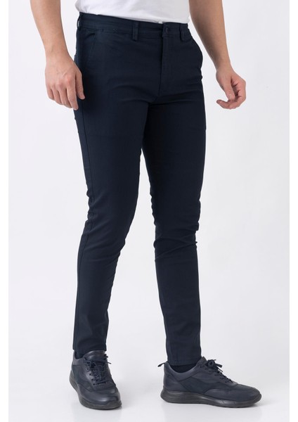 Lyon P2305 Slim Fit Pamuklu Likralı Gabardin Pantolon Laci