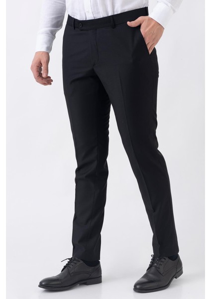 Nice P2307 Slim Fit Kumaş Pantolon Siyah