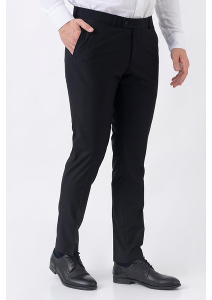 Nice P2307 Slim Fit Kumaş Pantolon Siyah