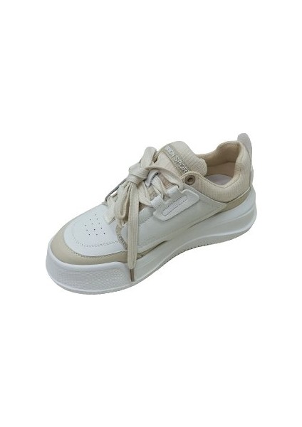 Bej Kadın Sneaker Spor Ayakkabı modelleri