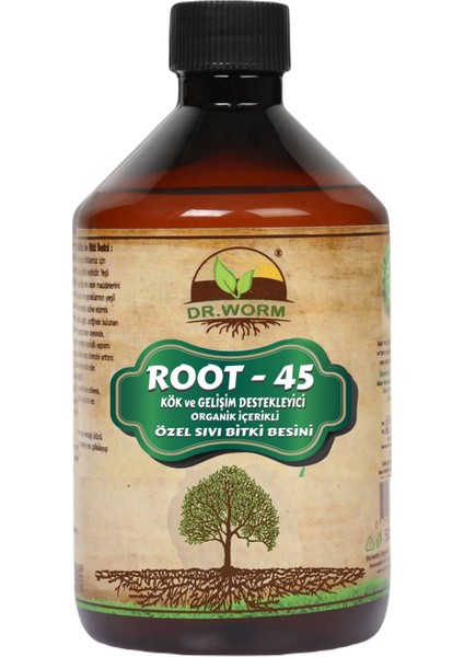 Root- 45 Köklendirici & Gelişim Destekleyici Organik Içerikli Sıvı Bitki Besini 500 ml fiyatları