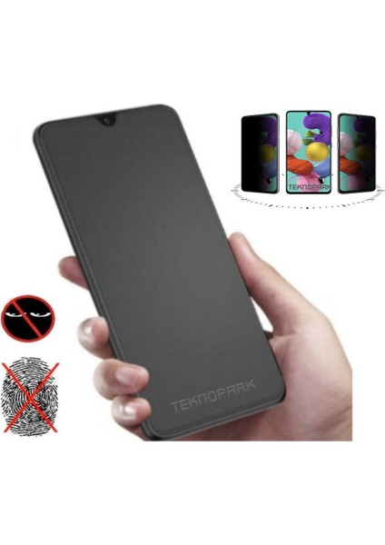 Vivo Y35 Mat Hayalet Privacy Tam Kaplayan Kırılmaz Cam Seramik Nano Ekran Koruyucu