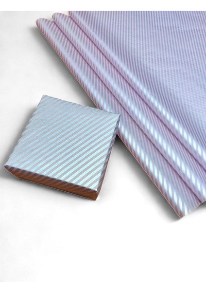 Gümüş Şerit Desenli Pelur Kağıdı/pembe Pelur Kâğıt /50X70 cm 100 Adet modelleri