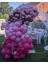 Krom Pembe Makaron Pembe ve Fuşya Balon Zinciri 100 Adet 1