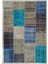 Patchwork Gri Patchwork Yün ve Pamuk El Dokuma Oda Salon Halısı 1