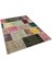 Patchwork Bej Patchwork Yün ve Pamuk El Dokuma Oda Salon Halısı 3