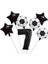 Futbol Konsept Balon Set Maç Konsept Doğum Günü Set Yaş Balon Set 1