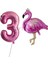 Flamingo Balon Set Flamingo Folyo Balon Set Konsept Doğum Günü Set Yaş Balon 1