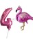 Flamingo Balon Set Flamingo Folyo Balon Set Konsept Doğum Günü Set Yaş Balon 1