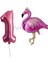 Flamingo Balon Set Flamingo Folyo Balon Set Konsept Doğum Günü Set Yaş Balon 1