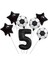 Futbol Konsept Balon Set Maç Konsept Doğum Günü Set Yaş Balon Set 1