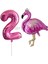 Flamingo Balon Set Flamingo Folyo Balon Set Konsept Doğum Günü Set Yaş Balon 1