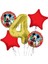 Mickey Mouse Balon Set Mickey Mouse Folyo Balon Set Konsept Doğum Günü Set Yaş Balon 1