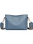 Gök Mavisi Moda Düz Renk Inek Kadın Omuz Crossbody Çanta Lüks Bayanlar Telefon Çantası ve Cüzdanlar Hakiki Deri Çanta Kadın Çantası (Yurt Dışından) 1