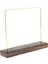 Prettyia Ahşap Baz Standı T - Bar Raf Vitrin Küpe 20X5X17CM (Yurt Dışından) 4