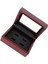 Ahşap Kutu Spor Şampiyonası Yüzük Tutucu Vitrin Depolama 12X16X7 cm Şarap Kırmızı 4-Delik (Yurt Dışından) 4