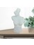 Reçine Takı Ekran Standı Yaratıcı Kafa Büstü Standı Ev Dükkanı L WHITE35X18.5X15 cm (Yurt Dışından) 5